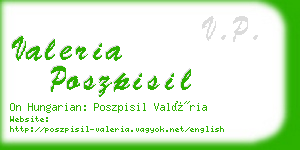 valeria poszpisil business card